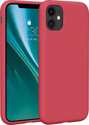Produktbild von Etteri Silikonhülle für iPhone 11 Handyhüllen Himbeere