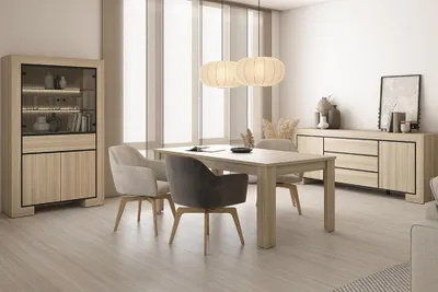 Produktbild von Esszimmer-Tisch 190x100 cm in Eiche - CERIALE-83