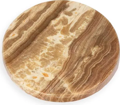 Produktbild von Marokkanische Aragonit Platte 10cm – Quadratische Platte für Heilsteine und Deko