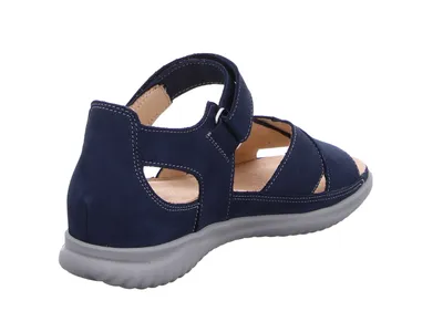 Produktbild von Hartjes Sandale Breeze 132.1113/99 65.00, Nubukleder, Blau, Weite G, Fußbett zum Wechseln 42