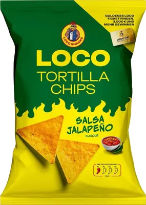 Produktbild von LOCO Tortilla Chips Salsa Jalapeno 100g