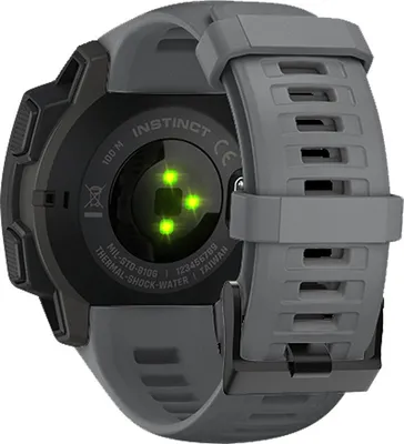 Produktbild von INF Silikonarmband für Garmin Instinct/Esports/Tide/Solar Grau
