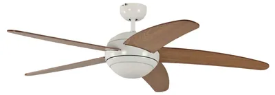Produktbild von Deckenventilator Melton Weiß / Ahorn 132 cm mit Beleuchtung und Fernbedienung
