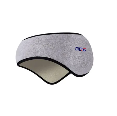 Image de INF Masque de sommeil ajustable avec protection auditive – Réduction du bruit Gris
