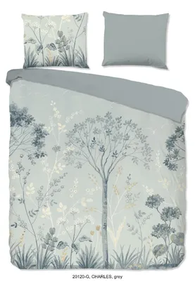 Imagen del producto de Good Morning Ropa de cama " - Gris - (200x200/220 cm) - Algodón