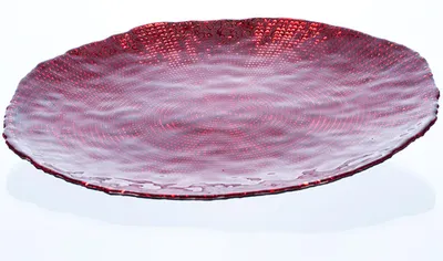 Produktbild von LUXOR plate - rot - 32x32x2,5cm - Glas