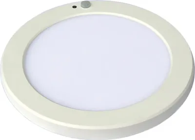Zdjęcie produktu dla Lampa sufitowa natynkowa LED okrągła 18 W IP20 z czujnikiem ruchu Ciepła biel (3000 K)