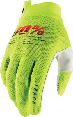 Produktbild von 100% SPEEDLAB Langfinger-Fahrradhandschuhe - ITRACK JR - Gelb M