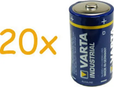 Produktbild von 20 x VARTA Industrial 4020 Mono D lose verpackt