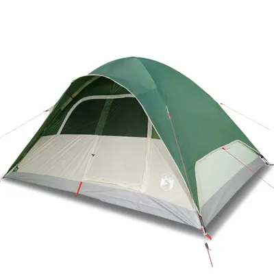 Image de Tente familiale à dôme 6 personnes vert imperméable