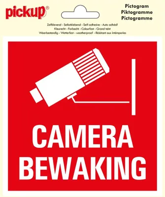 Zdjęcie produktu dla Pickup Pictogram Vinyl 15x15cm Camerabewaking