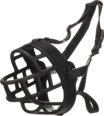 Image de Flamingo muselière Benzo noir, circonférence du museau : 12 cm / longueur du museau : 14 cm