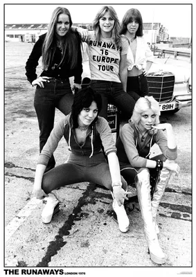 Zdjęcie produktu dla The Runaways – Londyn, 1976 – Plakat – 59x84 cm
