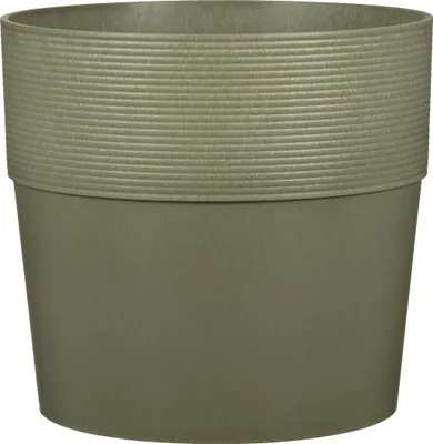 Produktbild von Scheurich Groove 224, Topfpflanzer, Freistehend, Keramik, Khaki, Rund, Drinnen