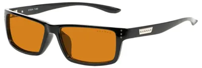 Produktbild von GUNNAR Gaming- und Computerbrille - Riot, Rahmenfarbe: Onyx, Glastönung: Amber MAX (blockiert 98 % blaues Licht und 100 % UV-Licht) - Blaulichtfilter-Brille - Patentierte Gläser