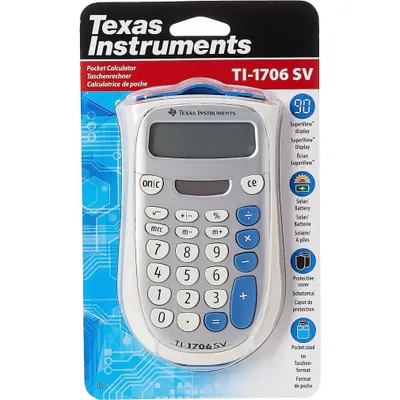 Image de Calculatrice Texas Instruments Ti-1706sv Silver Design