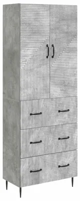 Immagine prodotto di Set di armadi 2 pcs Grigio Cemento 66 x 34,5 x 90 cm