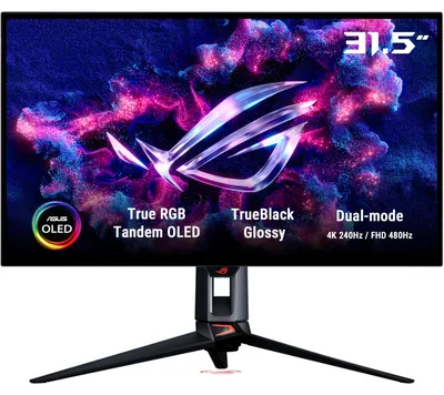 Obrázok produktu pre ASUS ROG Swift OLED PG32UCWM, 80 cm (31.5"), 3840 x 2160 px, 4K Ultra HD, OLED, 0,03 ms, Čierna