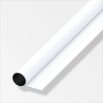 Produktbild von alfer Combitech Rundrohr Aluminium Ø 23,5 mm x 1 m weiß