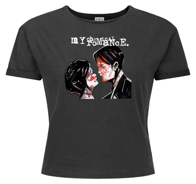 Produktbild von Amplified - "Three Cheers" Kurzes Top für Damen GD4395 (S) (Holzkohle)