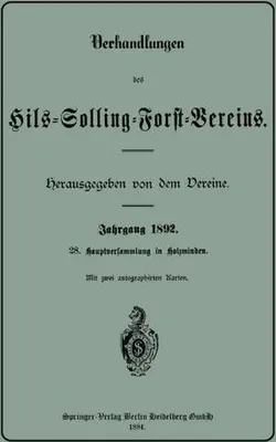 Image de Verhandlungen des Hils-Solling-Forst-Vereins