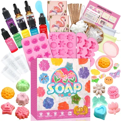 Immagine prodotto di Solidchoice - Kit per la produzione di sapone artigianale, con stampi in silicone