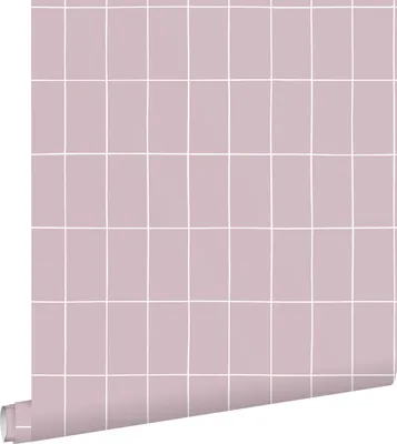 Produktbild von ESTAhome Tapete kleine Fliesen Lila 50 x 900 cm