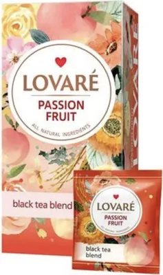 Zdjęcie produktu dla LOVARÉ Passion Fruit 48g (24 torebki, czarna herbata)