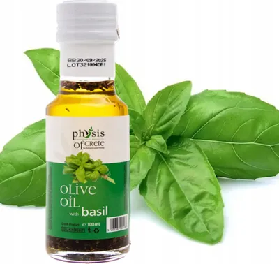 Produktbild von Physis of Crete Olivenöl Extra Vergine mit Basilikum 100 ml