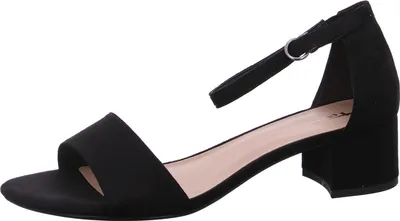 Produktbild von Tamaris Damen Sandalette Sandale geschlossene Ferse Blockabsatz 1-28201-42, Größe:36 EU, Farbe:Schwarz
