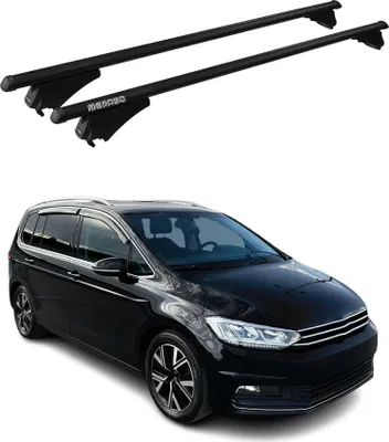 Obrázok produktu pre Tiger priečne strešné nosiče pre VW Touran II 2015–2025, čierne