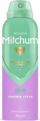 Obrázok produktu pre Mitchum, Shower Fresh, Hydrating 48H, Deodorant Spray, For Women, 200 ml