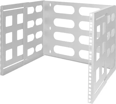 Image de LogiLink Professional W08B40G LogiLink support mural 19", 8 UH, gris clair (RAL7035)