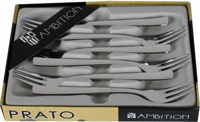 Produktbild von KuchengabelnBesteckset 6-teilig für 6 Personen Edelstahl Besteck Tafelbesteck
