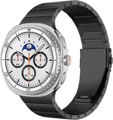 Obrázek produktu pro Pro Samsung Galaxy Watch 8 / 8 Klasický náramek z nerezové oceli s jedním korálkovým designem Black