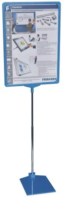 Produktbild von Franken Preisständer, A4, 210 x 620 x 10 mm, blau