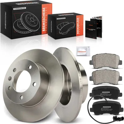 Produktbild von Frankberg 2x Bremsscheiben 4x Bremsbeläge Hinterachse für Nissan NV400 Opel Movano B Renault Master III