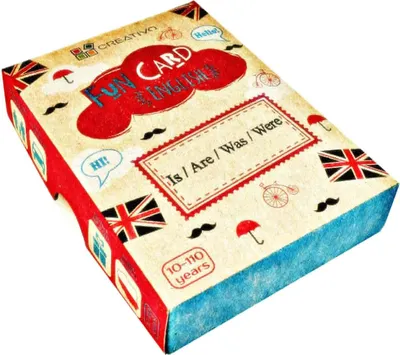 Productafbeelding van Fun Card English Is / Was / Are / Were - Paweł Dwornik (Spiele, Lehrreich)