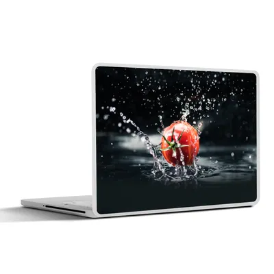 Produktbild von MuchoWow® Laptop Aufkleber Sticker Cover Tomate - Gemüse - Stilleben - Wasser - Rot 31x22.5 cm - Laptop-Deko