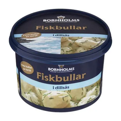 Produktbild von Bornholms Fischbällchen in Dillsauce 375g