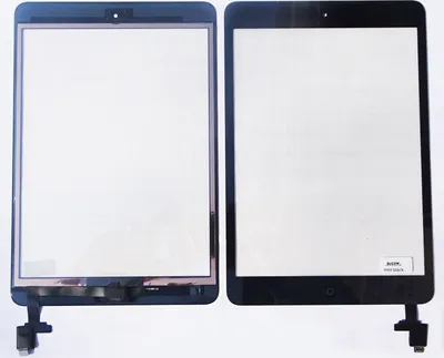Produktbild von Für Ipad Mini 1 und 2 Display Glas Touchscreen IC Chip A1432 A1454 A1455 A1489 A1490 A1491 Digitizer schwarz