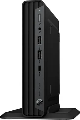 Produktbild von HP Pro 400 G9 - Mini - Core i3 13100T / 2.5 GHz - RAM 16 GB - SSD 256 GB - NVMe - UHD Graphics 730 - 1GbE - Win 11 Pro - Monitor: keiner - Tastatur: Deutsch
