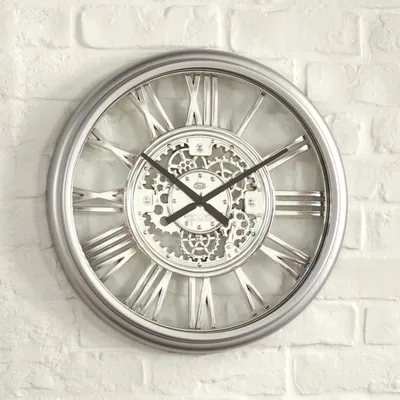 Obrázok produktu pre Nástenné hodiny Eazy Living Ø 40 cm Tony silver