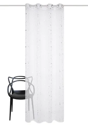 Produktbild von Ösenschal JOLAMO, 245x140 cm, weiß-silber, halbtransparent