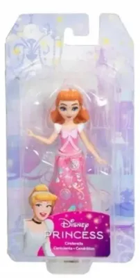 Produktbild von Disney Princess Cinderella Core Small Doll, Mini-Puppe, Weiblich, 3 Jahr(e), Junge/Mädchen, 95,4 mm, 50 g