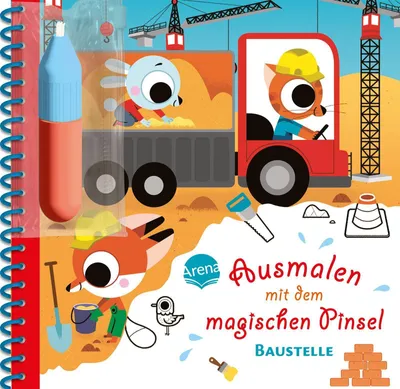 Produktbild von Ausmalen mit dem magischen Pinsel. Baustelle