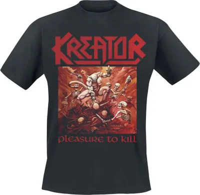 Produktbild von Kreator T-Shirt Herren Pleasure To Kill schwarz Band-Merch, Bands 100% Baumwolle L