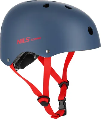 Zdjęcie produktu dla Kask szaro-czerwony XS (48-52 cm)