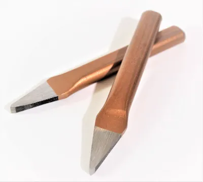 Productafbeelding van 2 x RENNSTEIG kruisbeitel, plat, 250x20x12 mm, DIN 6451. Beitels, platbeitel, contourbeitel