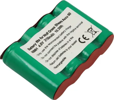 Zdjęcie produktu dla Avizar, akumulator do nożyc do trawy Gardena Accu 60 4,8 V 2150 mAh NiMH, zielony